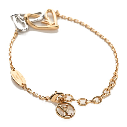 Louis Vuitton Metal Fall in Love Bracelet Gold Silver 3 of 6