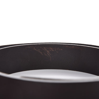 Gucci Calfskin Wood Interlocking G Belt 95 38 Brown 3 of 9