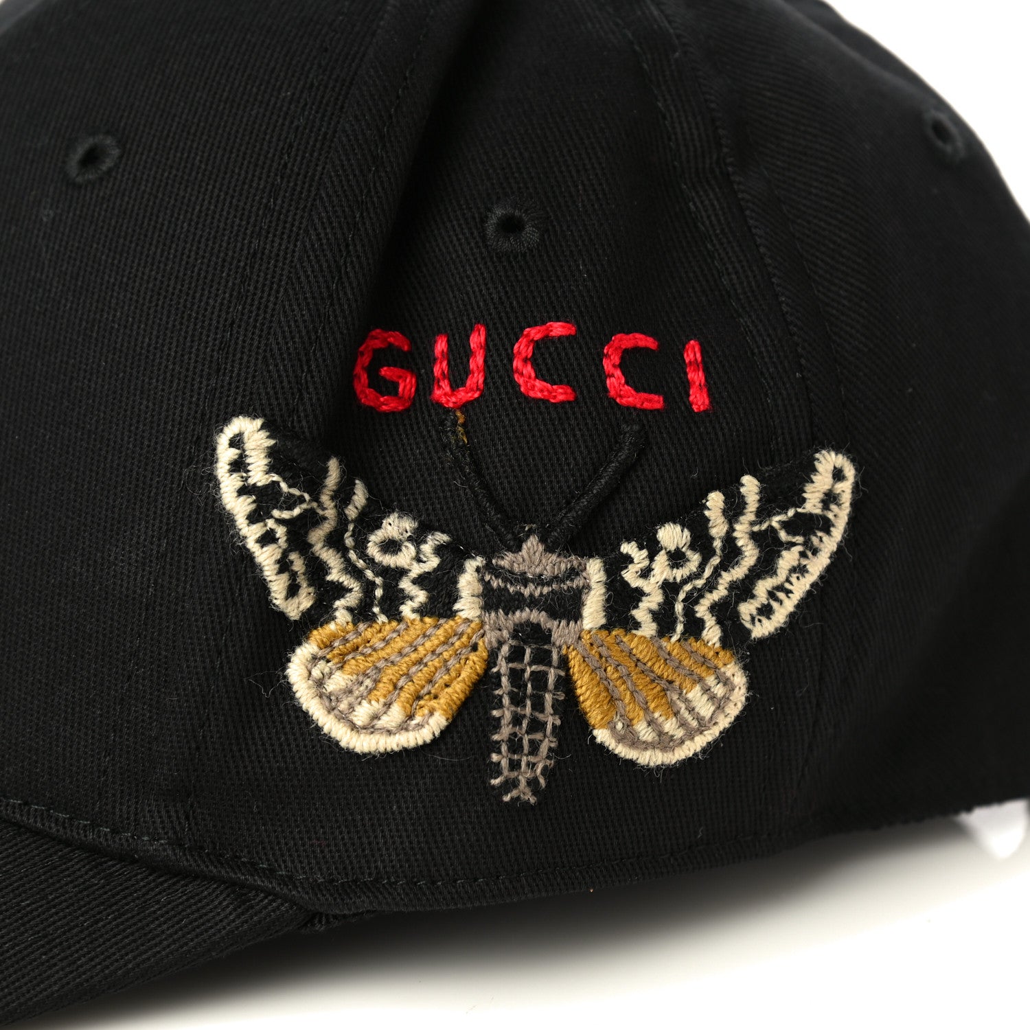 Gucci X MLB Cotton NY Yankees Baseball Hat 57-61 Black 5 of 10
