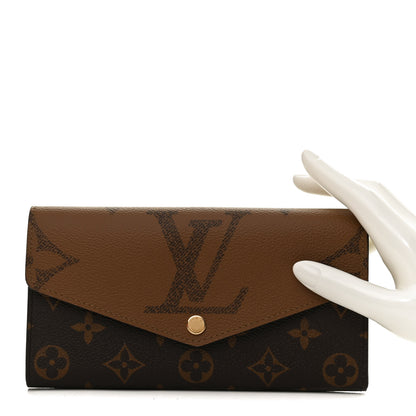 Louis Vuitton Reverse Monogram Giant Sarah Wallet 2 of 9