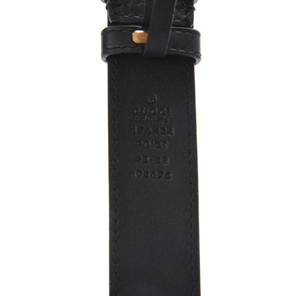 Gucci Velvet Matelasse Crystal Star GG Marmont Belt Bag 95 38 Black 9 of 11