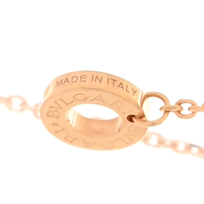 Bulgari 18K Rose Gold Diamond Carnelian Divas' Dream Pendant Necklace 6 of 6