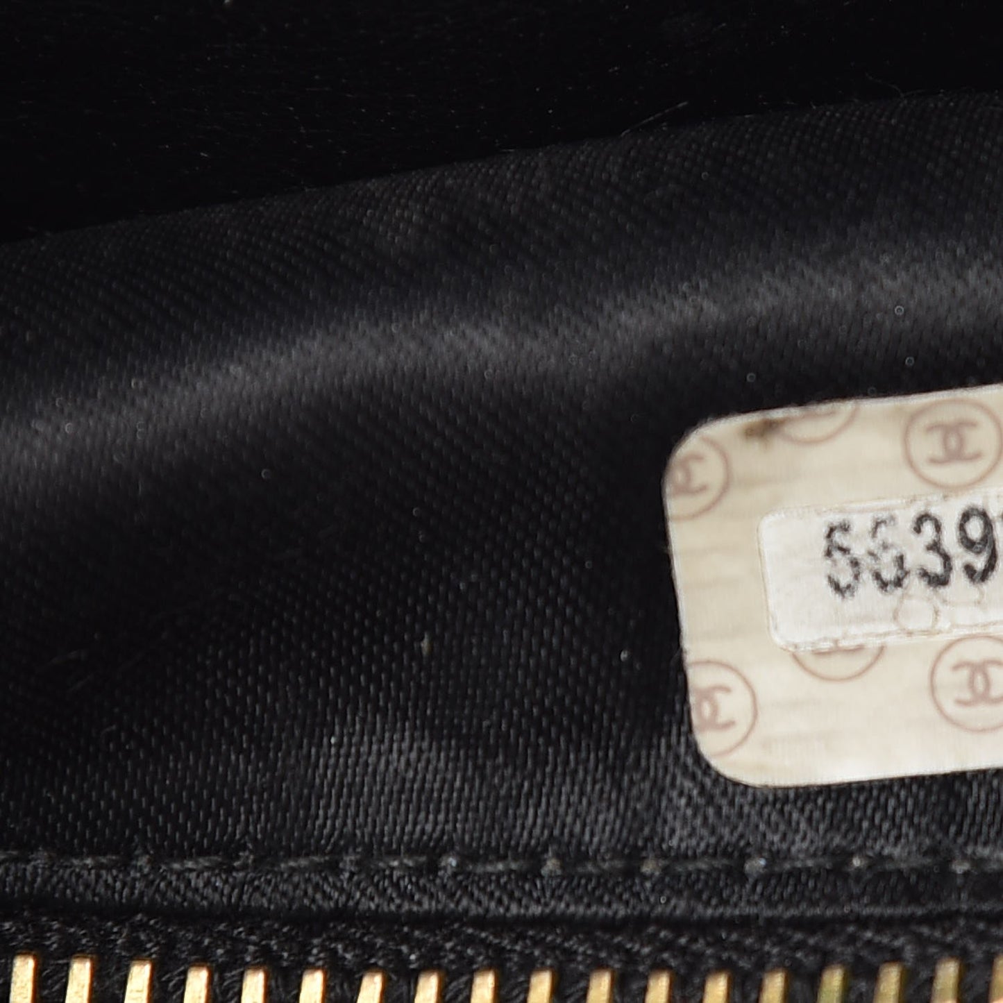 Lambskin Stitched Shoulder Bag Black