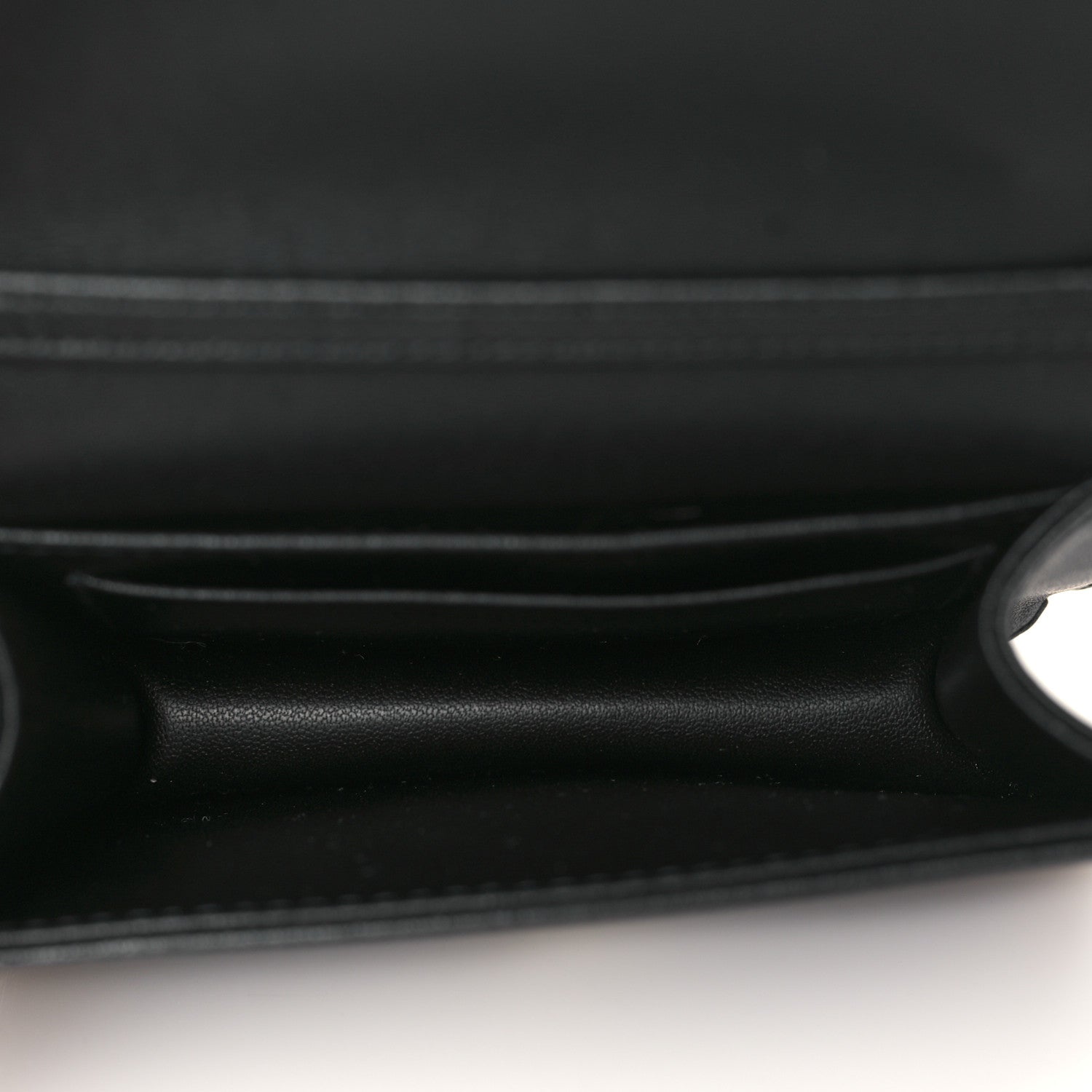 Christian Dior Lambskin Cannage Mini Waist Pouch on Chain Black 5 of 10