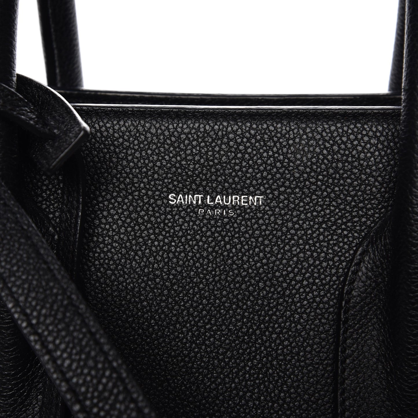 Grained Calfskin Small Sac De Jour Black