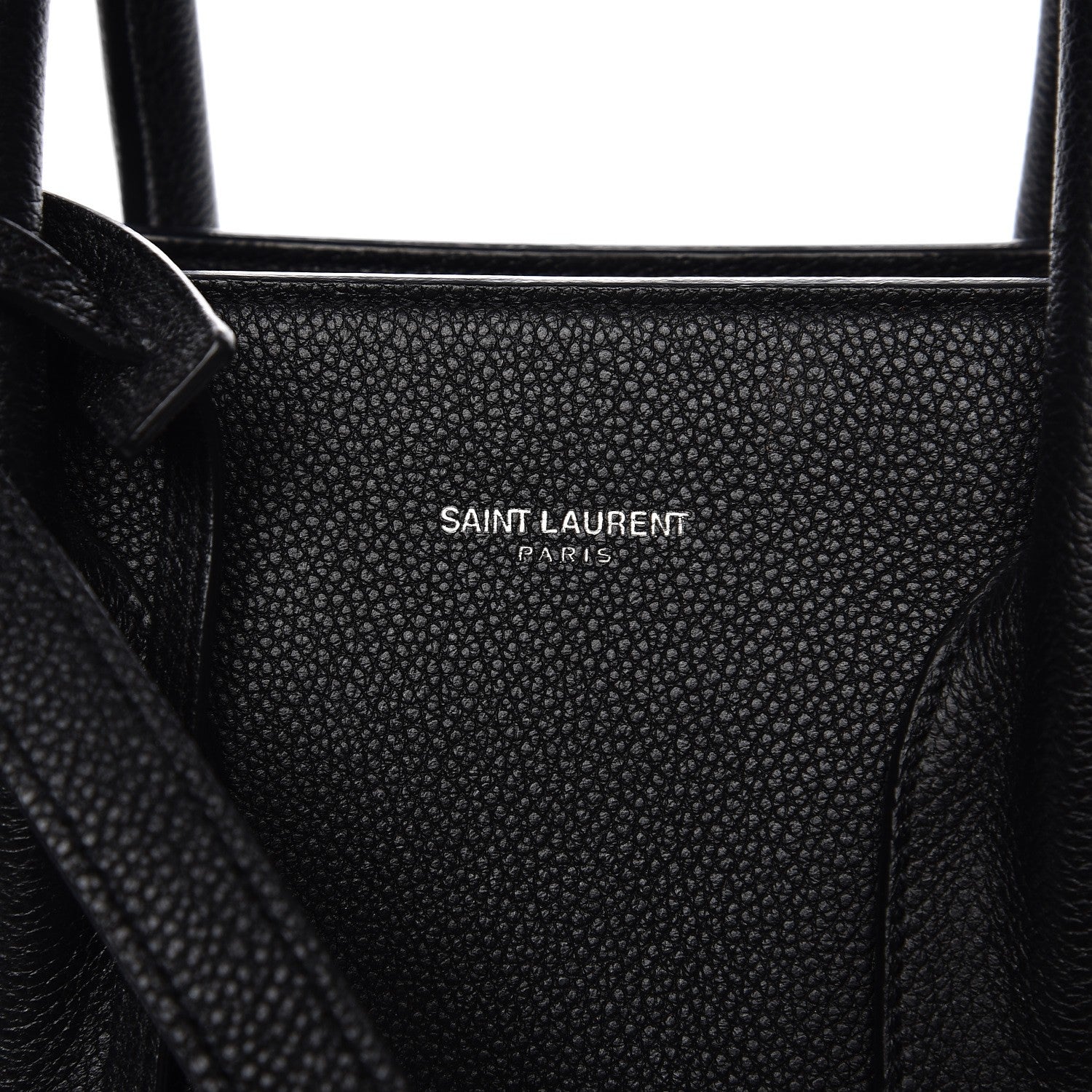 Saint Laurent Grained Calfskin Small Sac De Jour Black 9 of 12