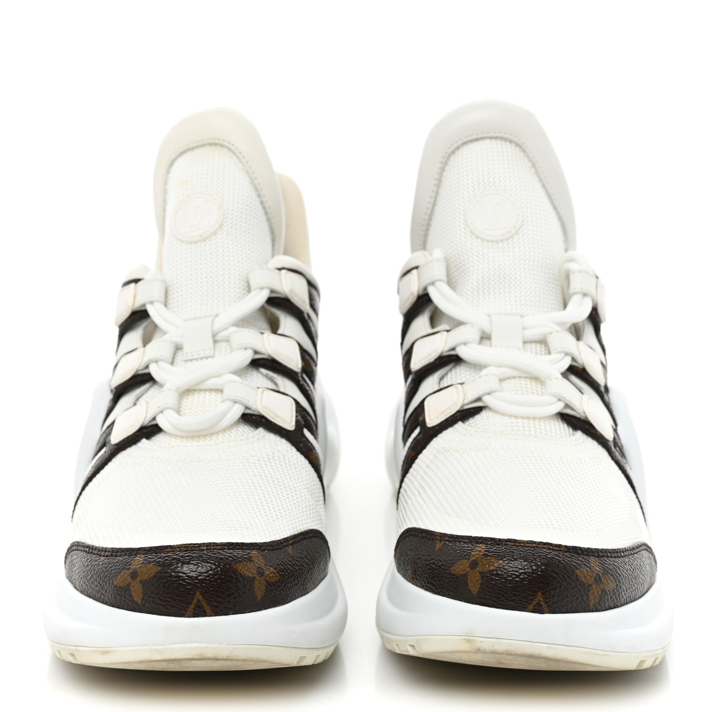 Patent Monogram LV Archlight Sneakers 42 White