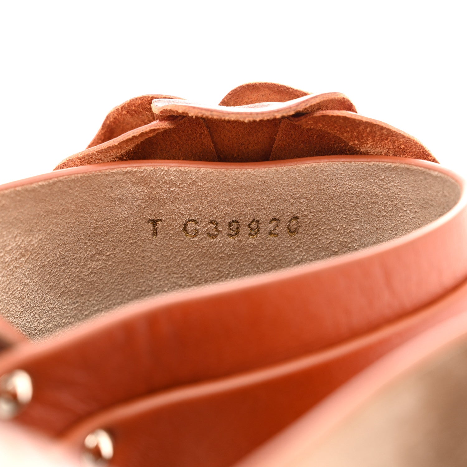 Chanel Calfskin Camellia Clogs 37 Brown 5 of 8