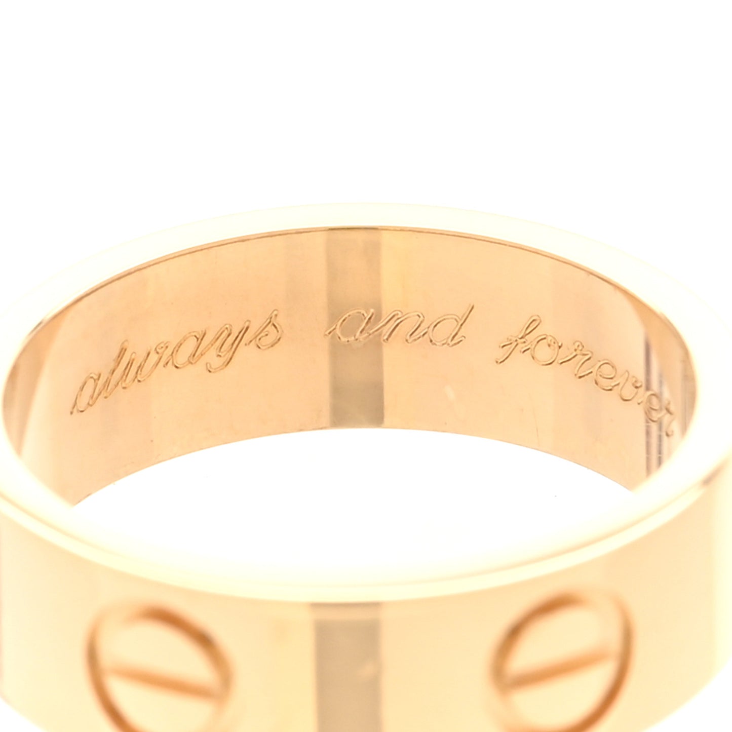 18K Yellow Gold 5.5mm LOVE Ring 49 4.75