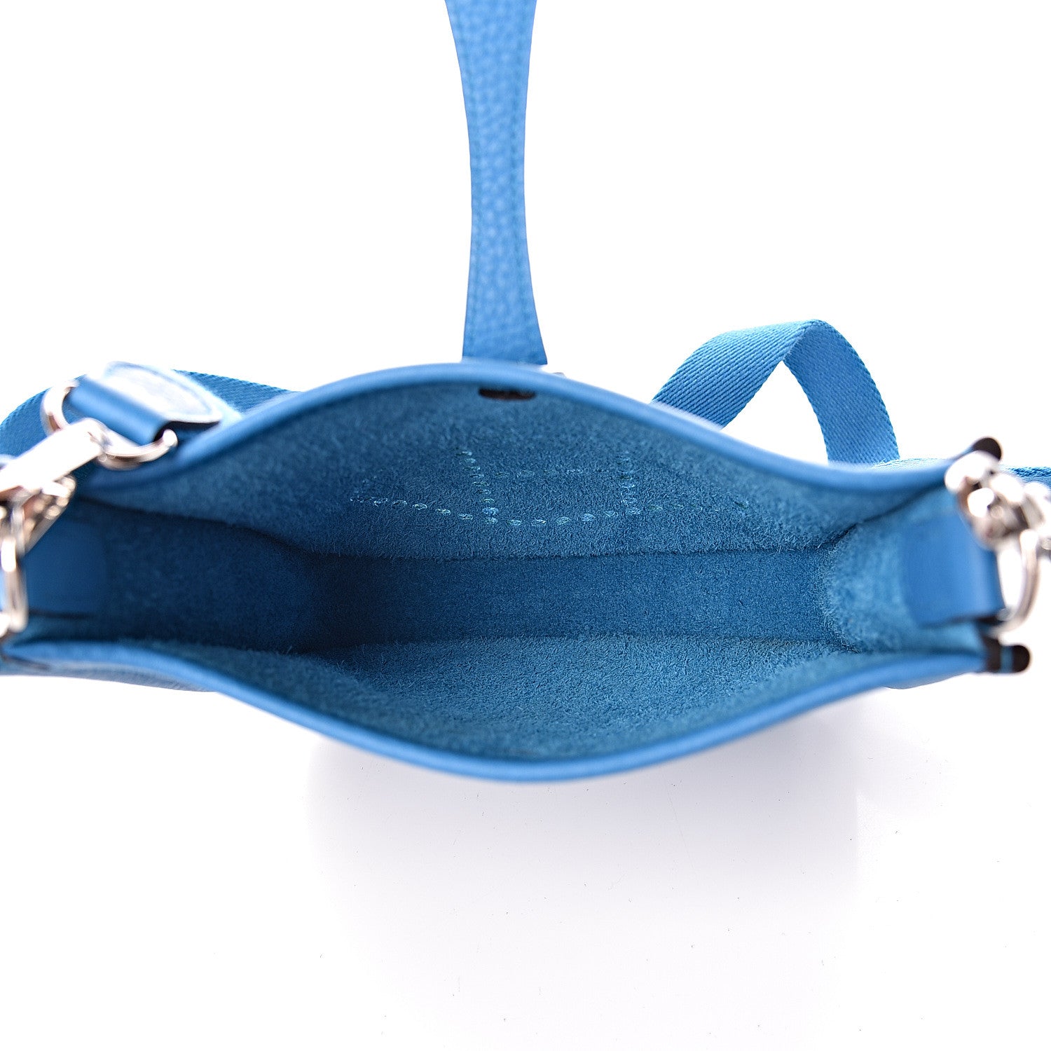 Hermes Taurillon Clemence Evelyne TPM Bleu Zanzibar 7 of 11