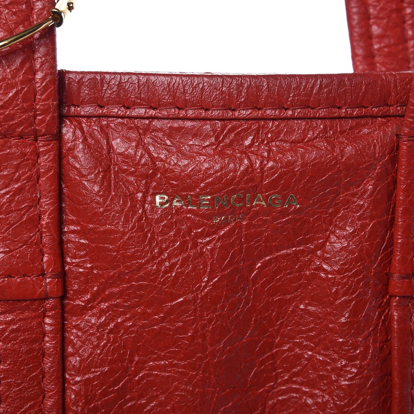 Agneau XS Bazar Shopper Tote Rouge Groseille
