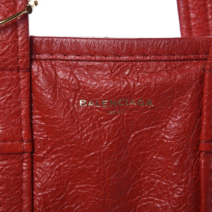 Balenciaga Agneau XS Bazar Shopper Tote Rouge Groseille 6 of 13