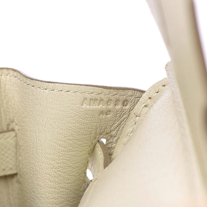 Hermes Epsom Birkin 30 Craie 10 of 31