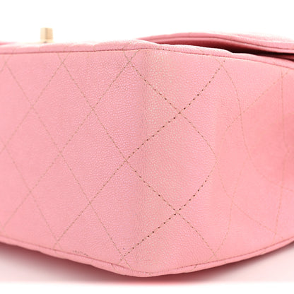 Chanel Iridescent Caviar Quilted Jumbo Double Flap Pink 9 of 10
