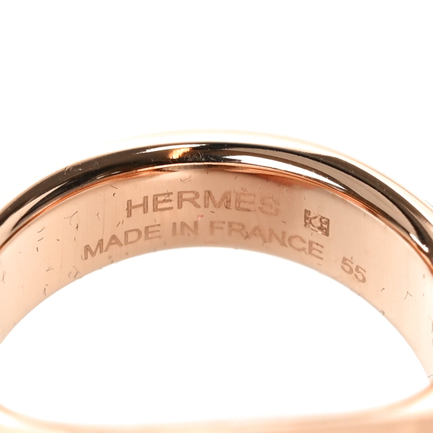 Hermes Epsom Jockette Ring 54 7 Etoupe 4 of 5