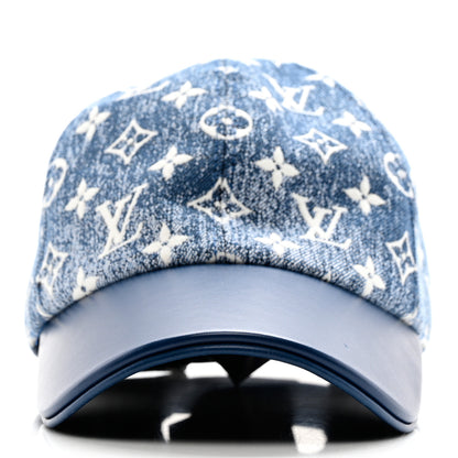 Louis Vuitton Monogram Jacquard Cap M Blue 3 of 9