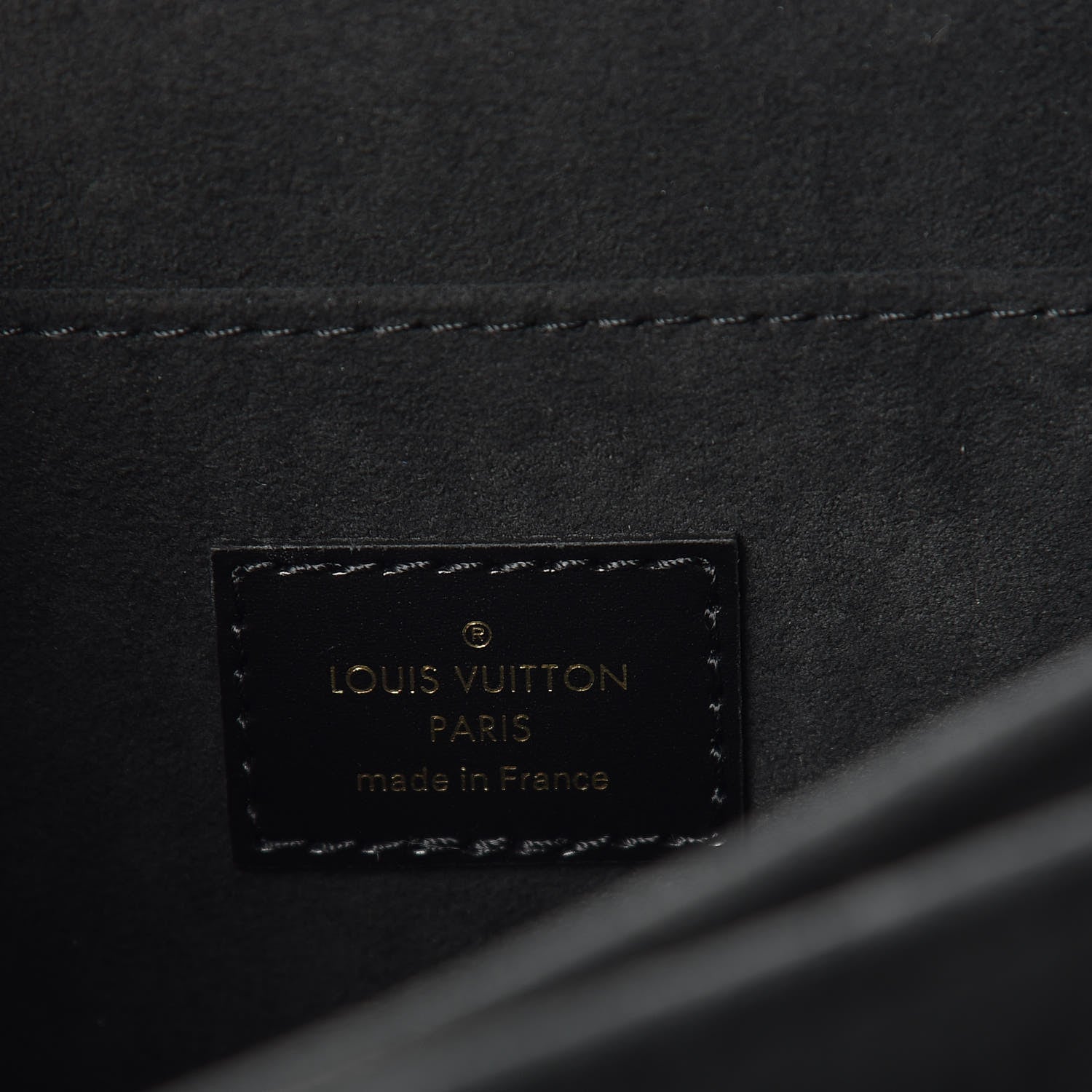 Louis Vuitton Smooth Calfskin Dauphine MM Black 6 of 10