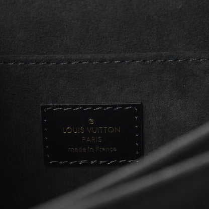 Louis Vuitton Smooth Calfskin Dauphine MM Black 6 of 10