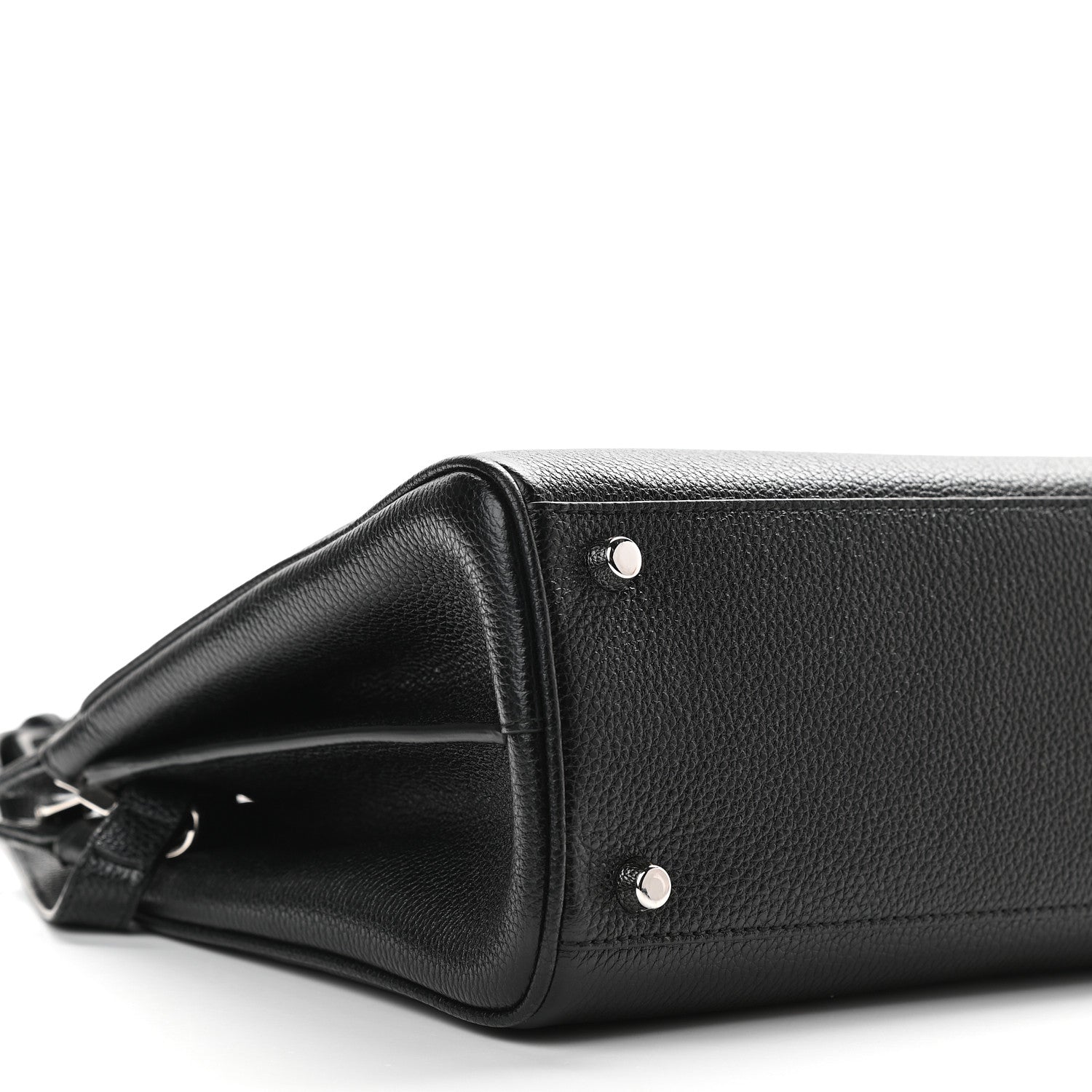 Gucci Grainy Calfskin Small Zumi Top Handle Bag Black 9 of 10