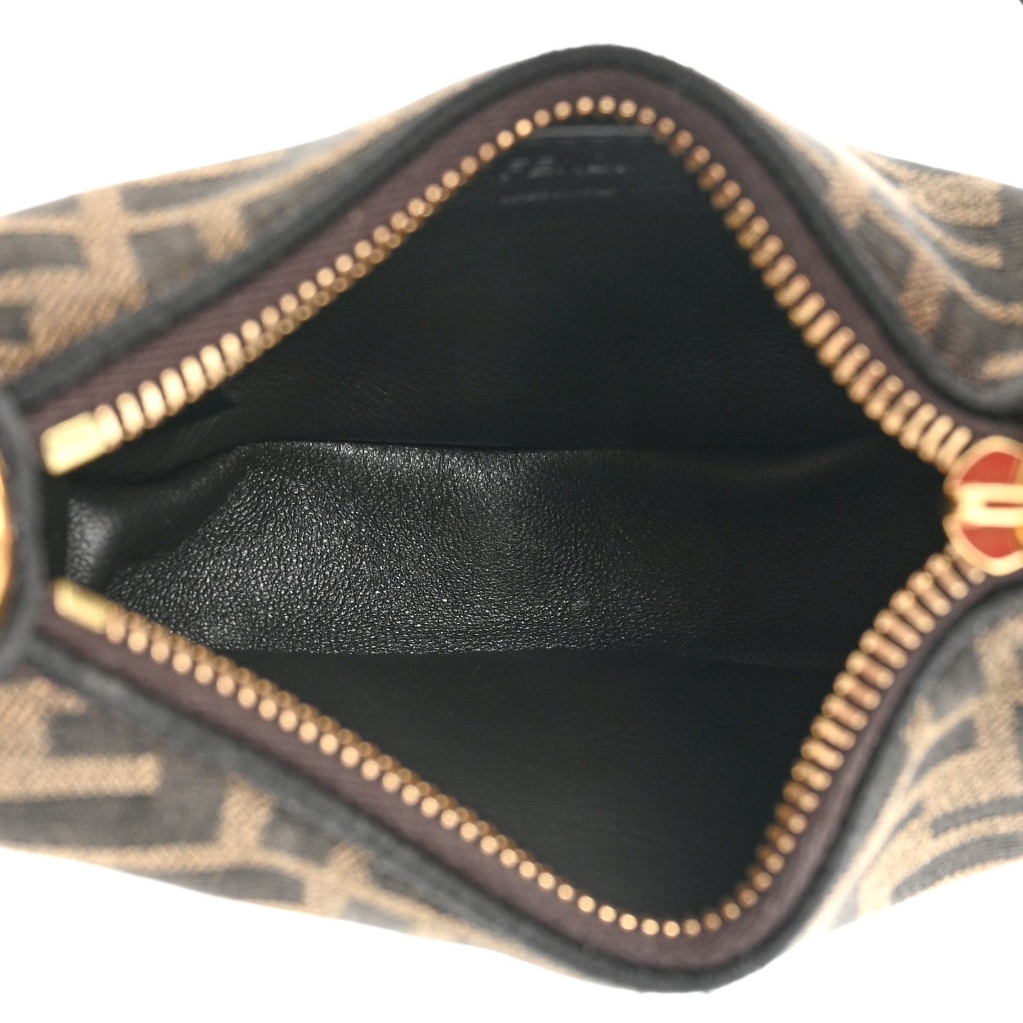Fabric Jacquard FF 1974 Nano Fendigraphy Hobo Charm Tobacco Moro