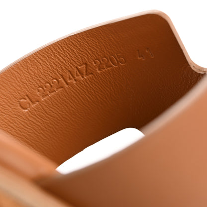 Hermes Calfskin Suede Goatskin Eze 30 Sandals 41 Naturel 9 of 12