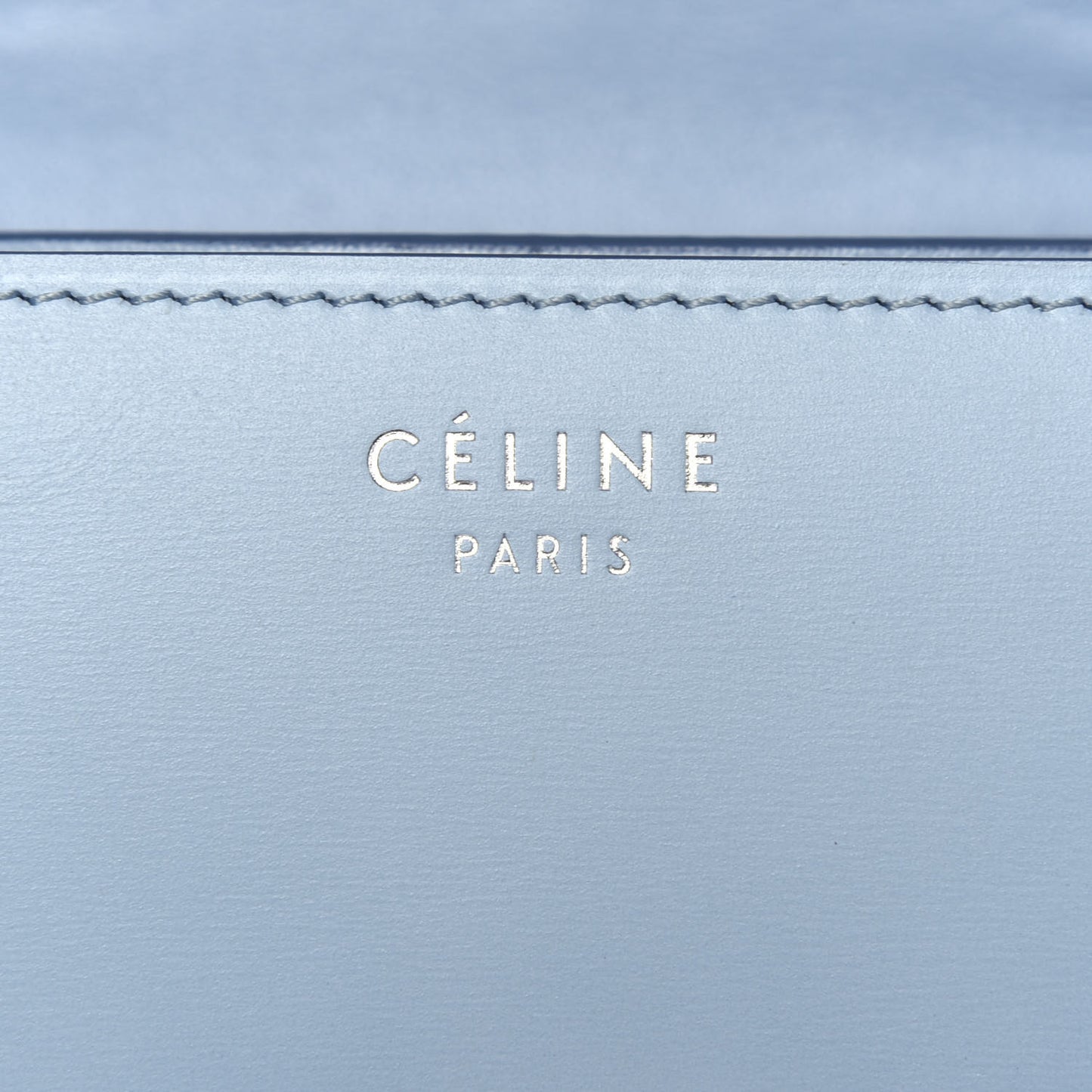 Box Calfskin Small Classic Box Flap Bag Pale Blue