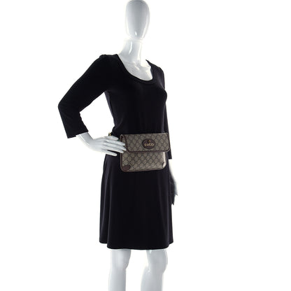 Gucci GG Supreme Monogram Neo Vintage Web Belt Bag Brown 2 of 11