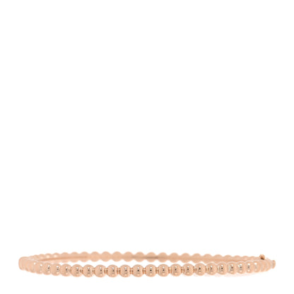 Van Cleef & Arpels 18K Rose Gold Perlee Pearls of Gold Bracelet M 2 of 4