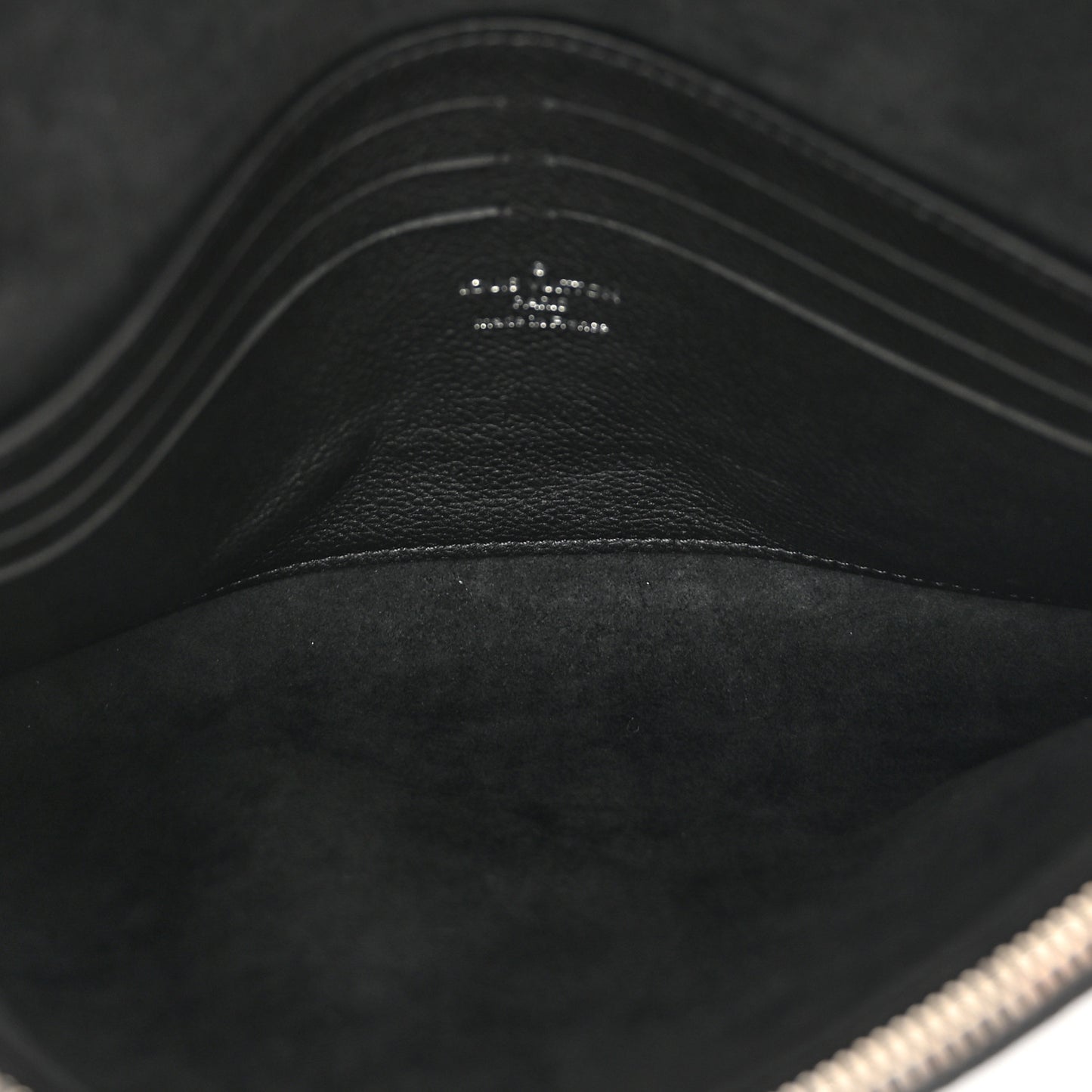 Soft Calfskin My Lockme Pochette Black