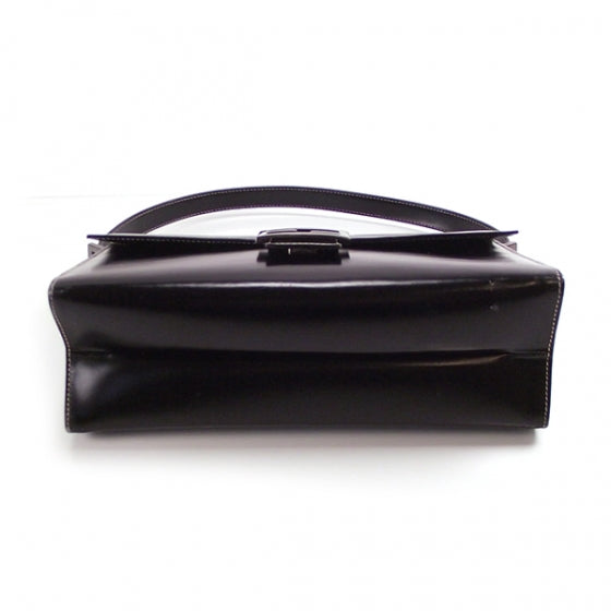 Fendi Leather Baguette Bag Black 4 of 13