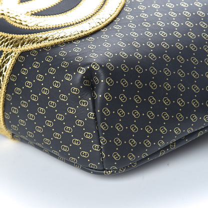 Gucci X DAPPER DAN Calfskin Laminated Ayers GG Micro Monogram Belt Bag Black 10 of 12