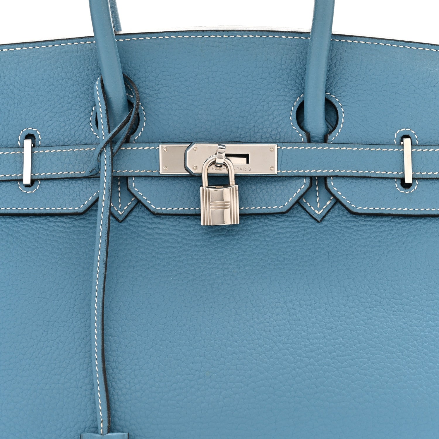 Hermes Togo Birkin 35 Blue Jean 8 of 16