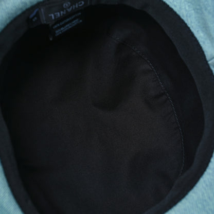 Chanel Denim Logo Bucket Hat S Light Blue 7 of 10
