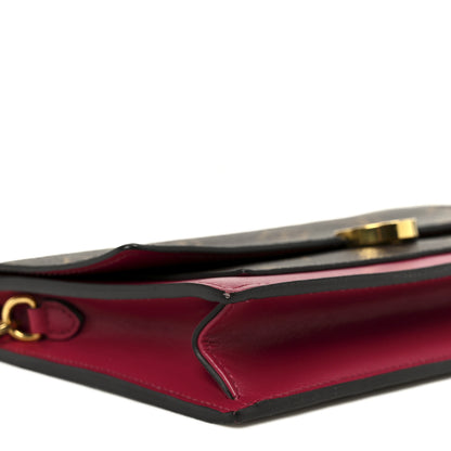 Louis Vuitton Monogram Flore Chain Wallet Fuchsia 8 of 9