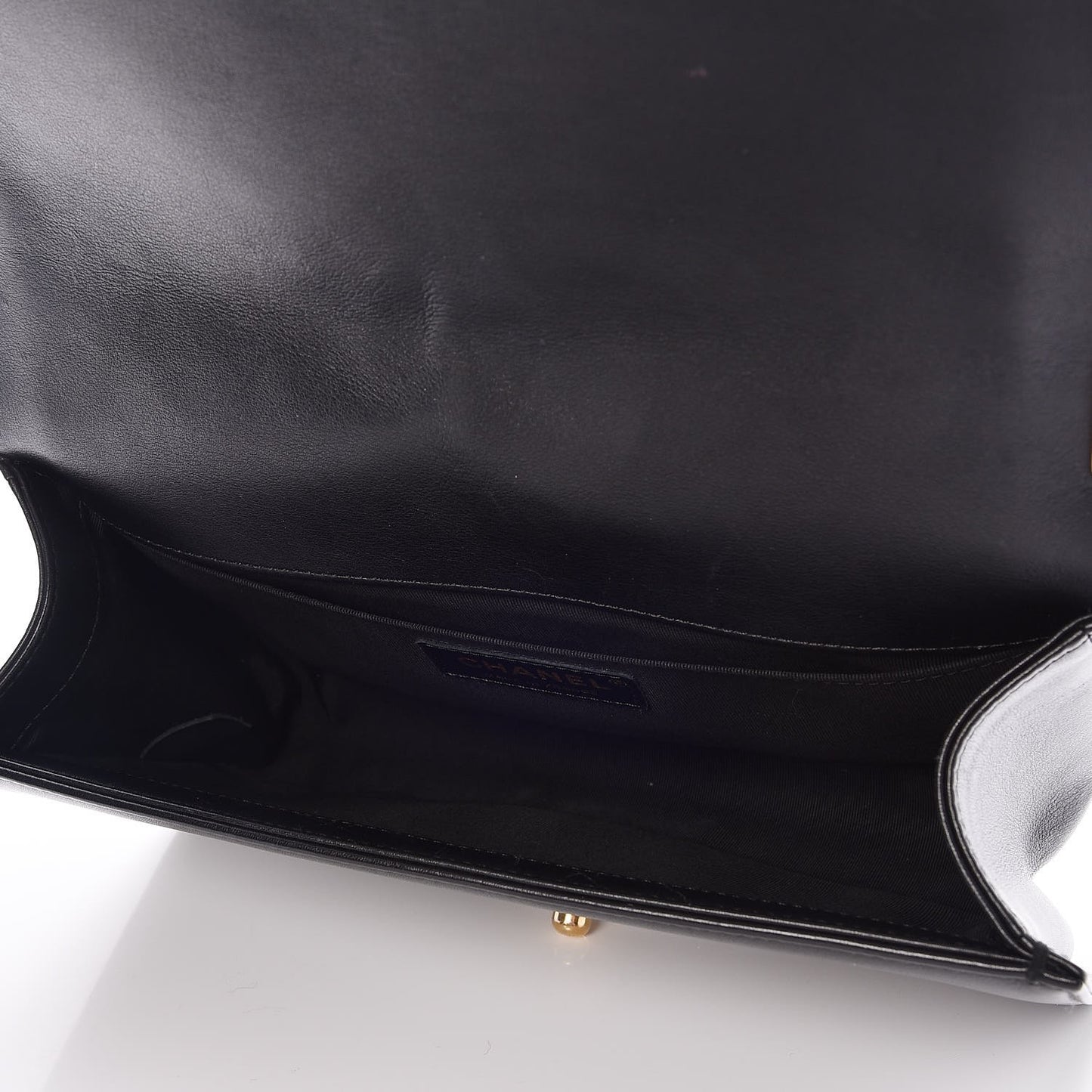 Calfskin Quilted Medium Boy Flap Black