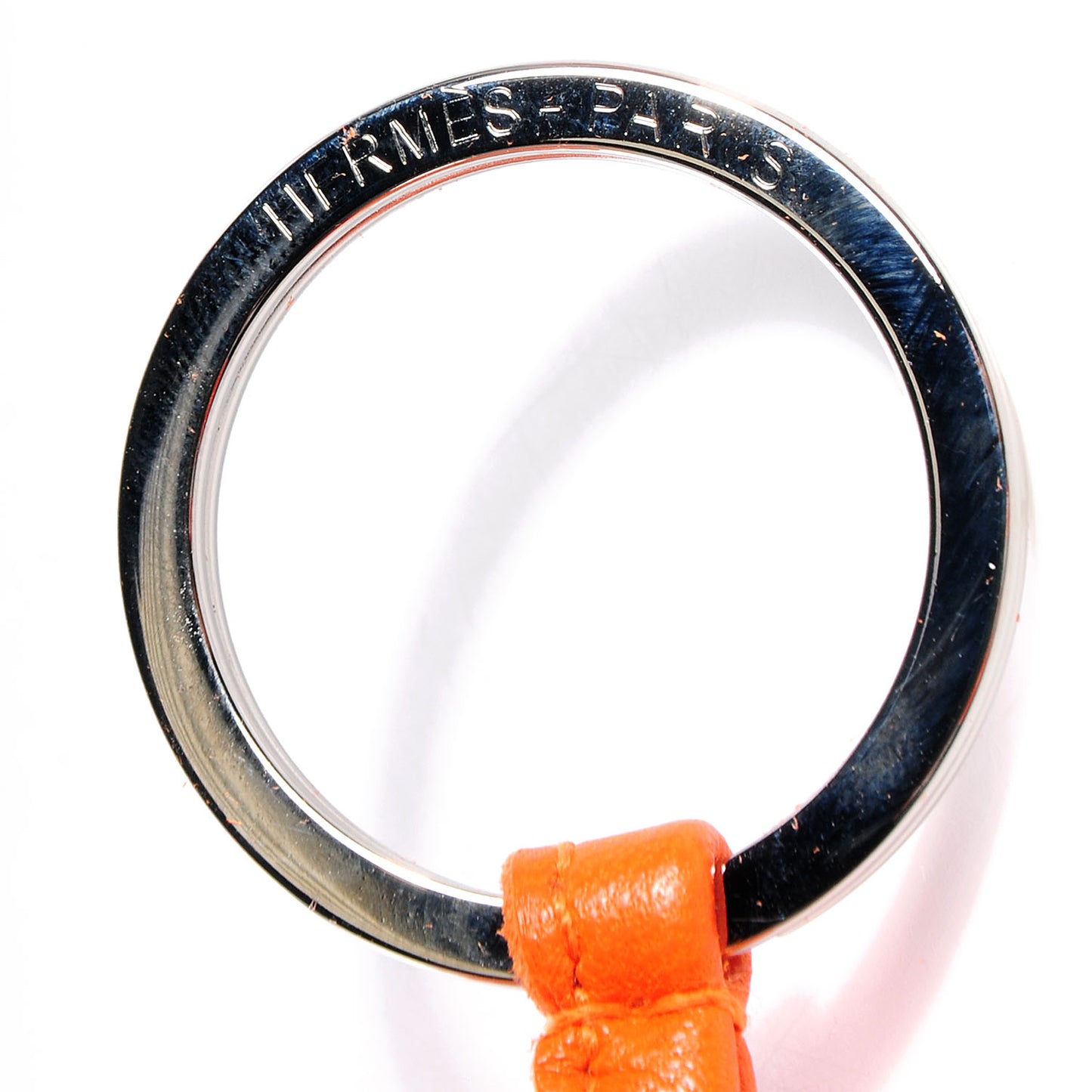 Lambskin Carmen Tassel Key Holder Feu Orange