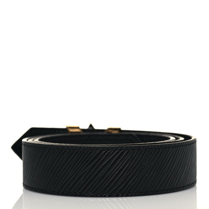 Louis Vuitton Epi 30mm LV Twist Belt 85 34 Black 2 of 5