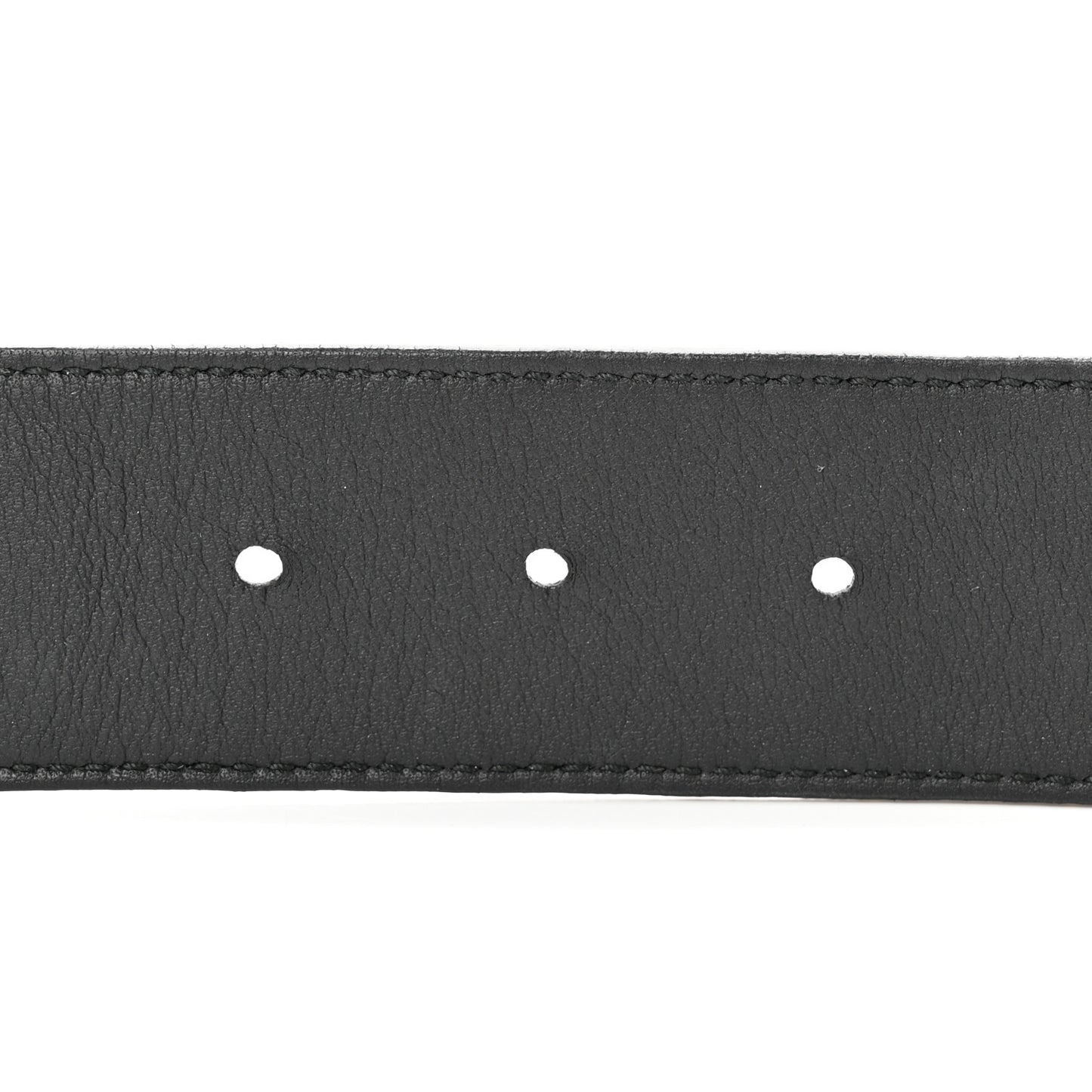 Calfskin Animal Studded Double G 40mm Belt 80 32 Black