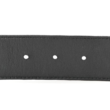 Gucci Calfskin Animal Studded Double G 40mm Belt 80 32 Black 4 of 8