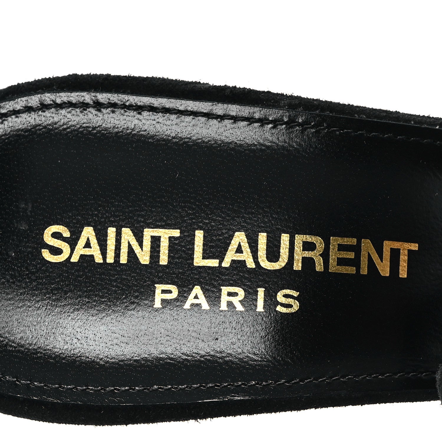 Saint Laurent Suede Paz 105 Ankle Strap Sandals 36 Hope Green 8 of 9