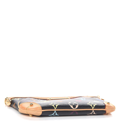 Louis Vuitton Monogram Multicolor Pochette Milla MM Black 4 of 7