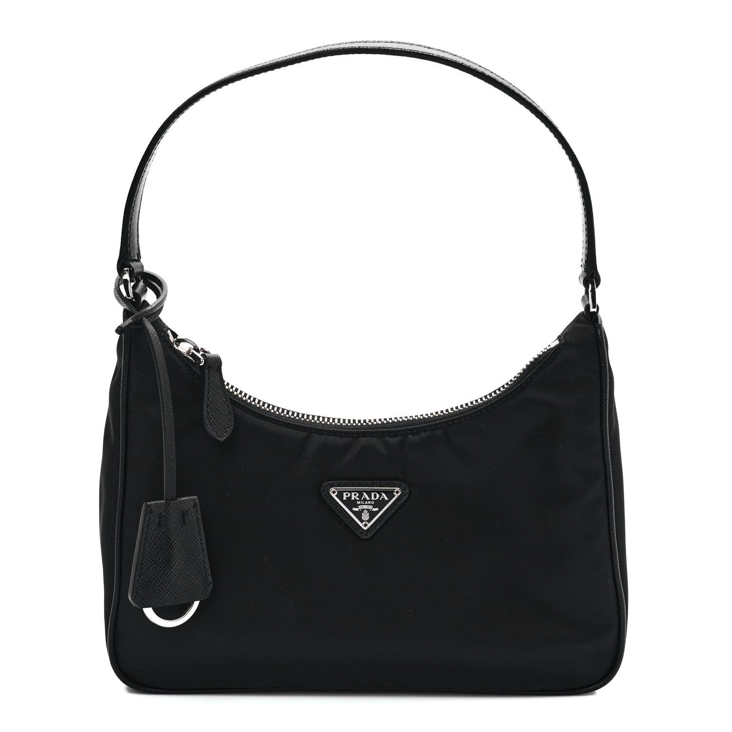 Prada Tessuto Nylon Saffiano Mini Re-Edition 2005 Bag Black 1 of 8