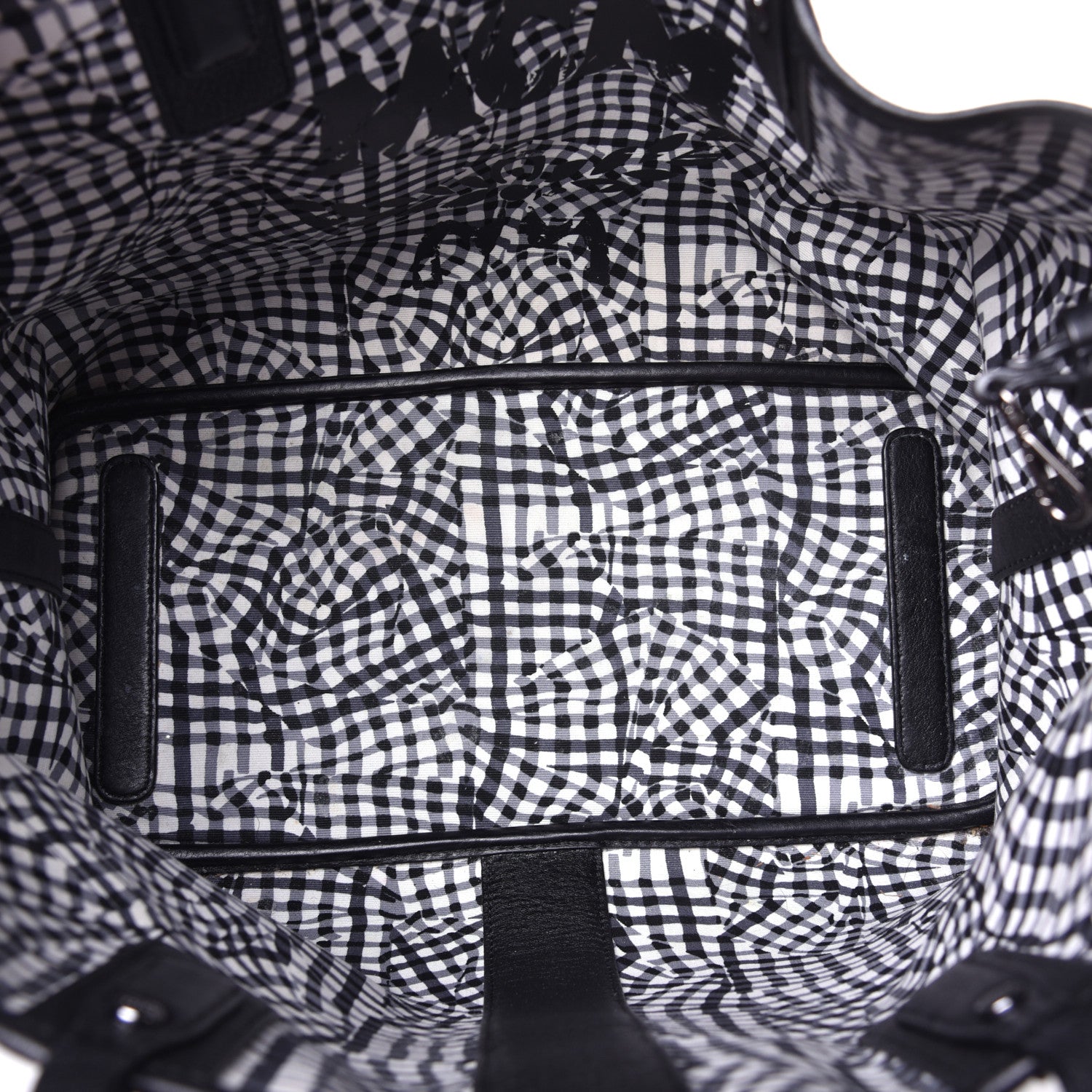 MCM Visetos Medium Liz Reversible Shopper Tote Black 9 of 18