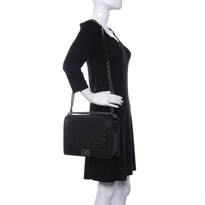 Chanel Caviar Quilted Large Boy Flap Black 2 of 11