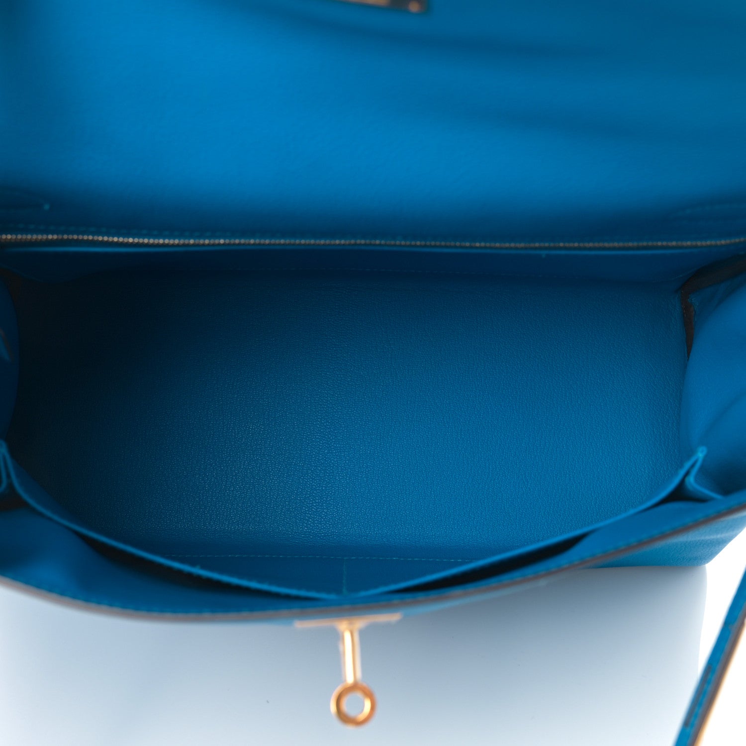 Hermes Evercolor Kelly Retourne 32 Bleu Hydra 4 of 8