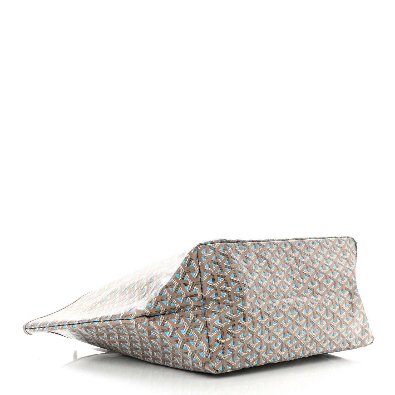 Goyard Goyardine Saint Louis Claire Voie GM Grege Turquoise 5 of 11