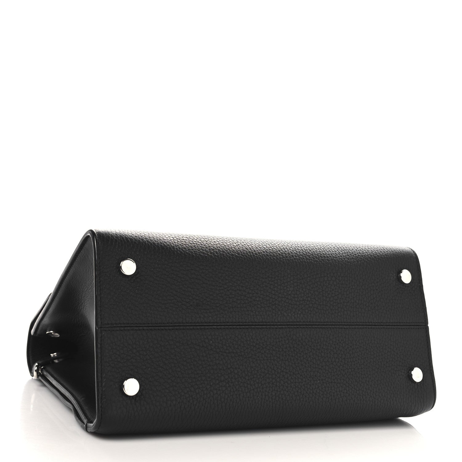 Christian Dior Grained Calfskin Medium Diorever Flap Black 4 of 12
