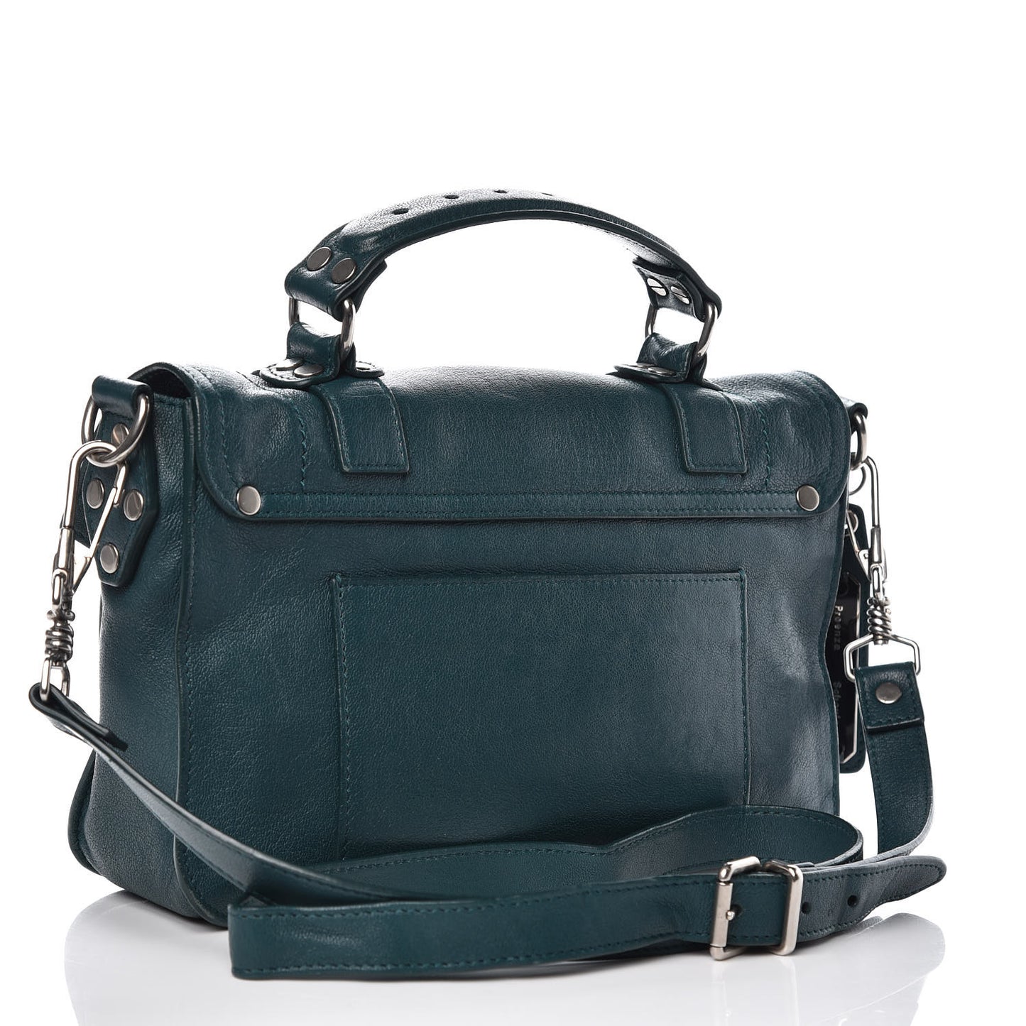 Lambskin Tiny PS1 Satchel Dark Teal