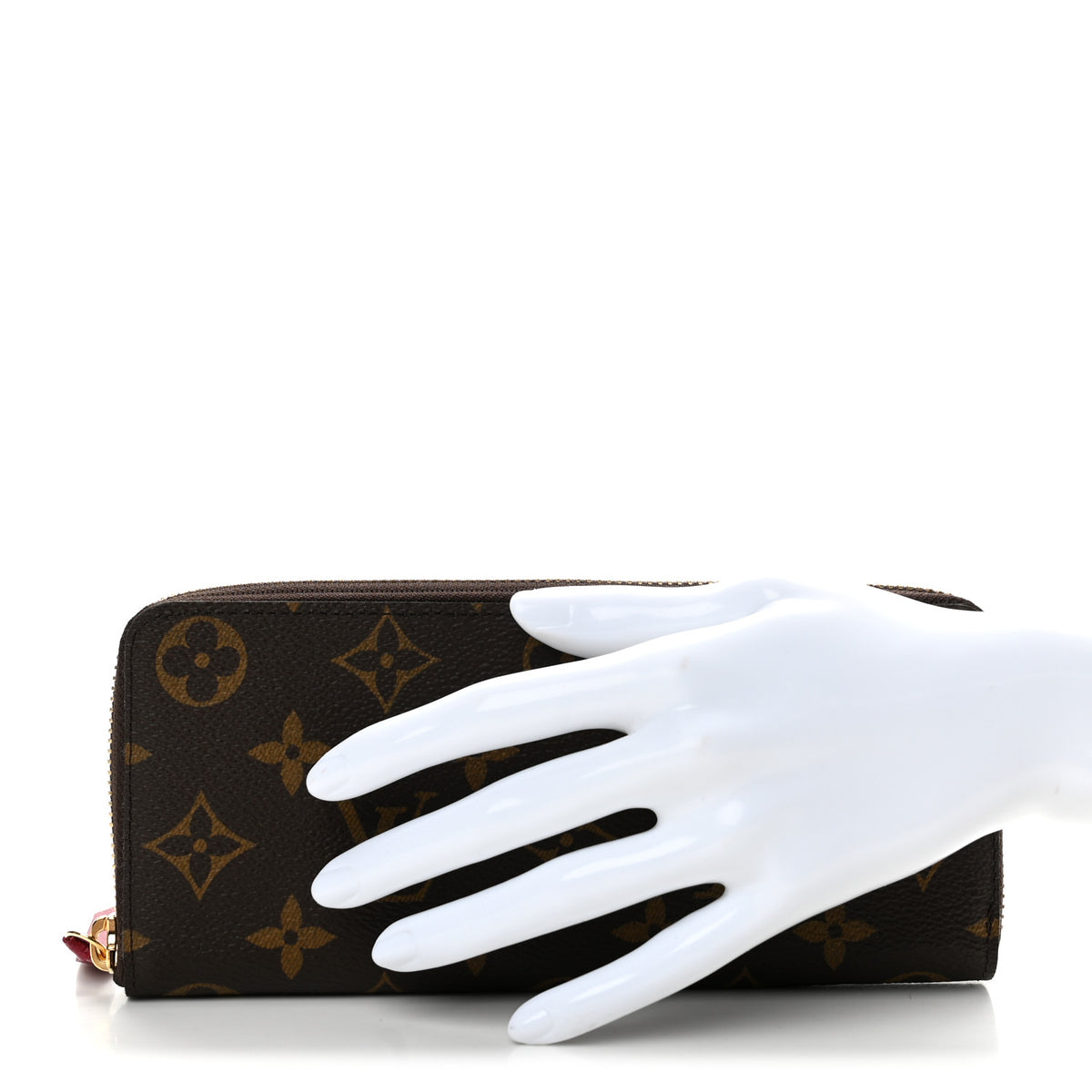Monogram Clemence Wallet Fuchsia