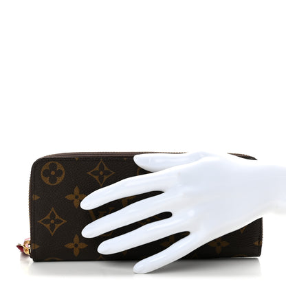 Louis Vuitton Monogram Clemence Wallet Fuchsia 2 of 7